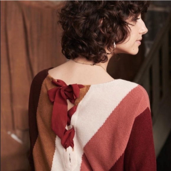 Sézane Crepin Pull Over Jumper - Picture 2 of 6